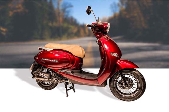 Scooter 50cc ECCHO TALIA ROUGE EURO 5