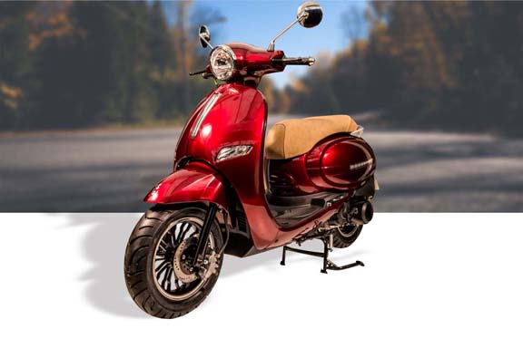 Scooter 50cc ECCHO TALIA ROUGE EURO 5