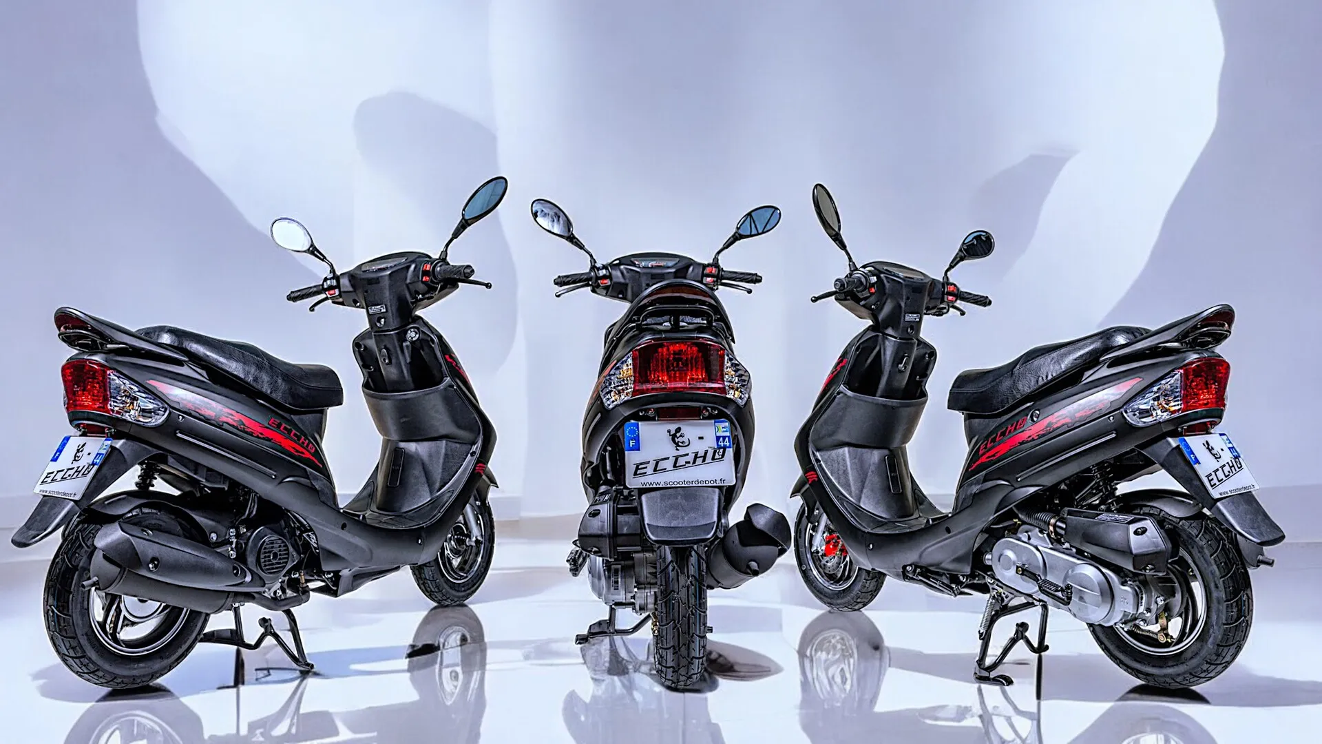 ECCHO JOKER 50 BLACK-le scooter pas cher idéal pour débuter