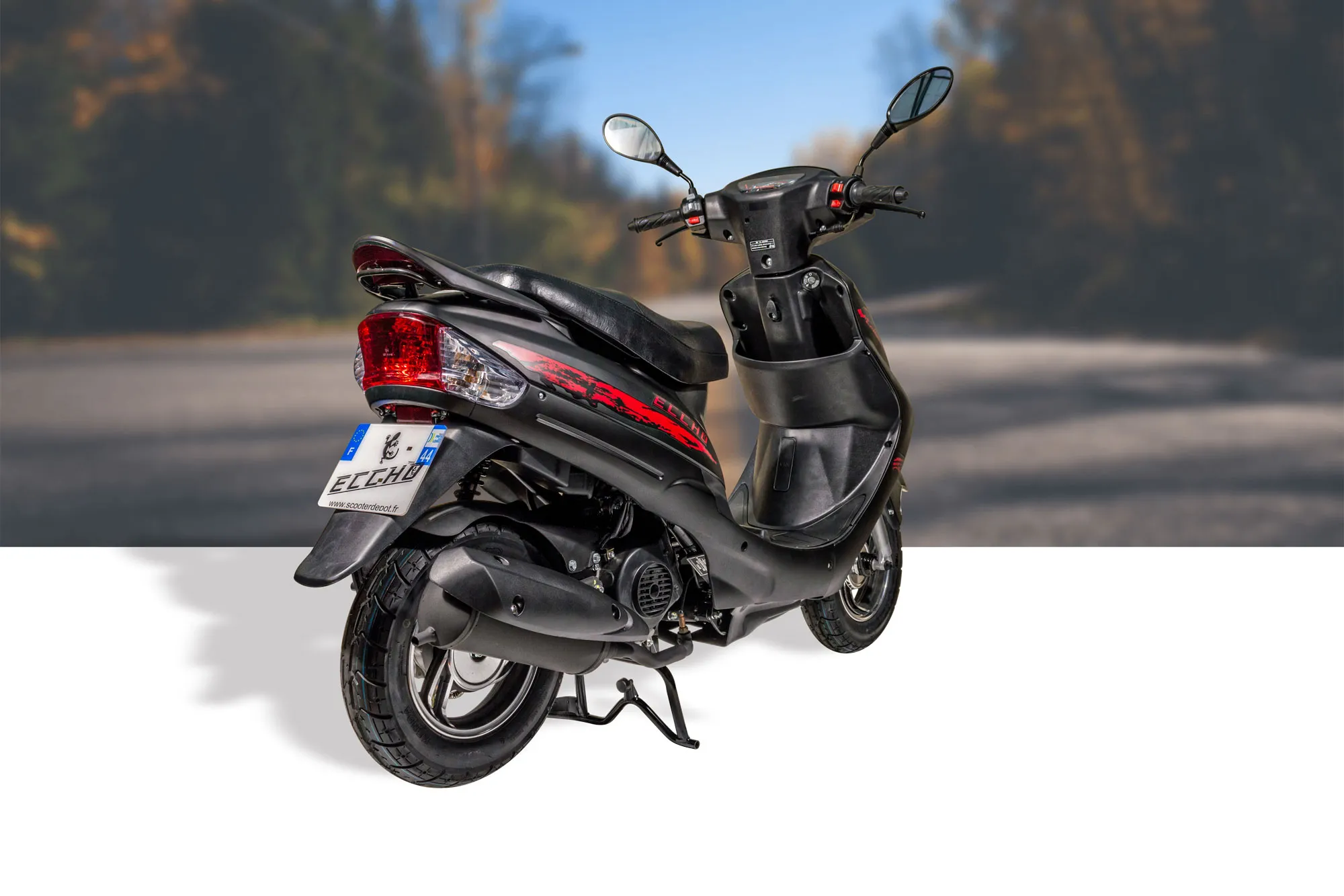 ECCHO JOKER 50 BLACK-le scooter pas cher idéal pour débuter
