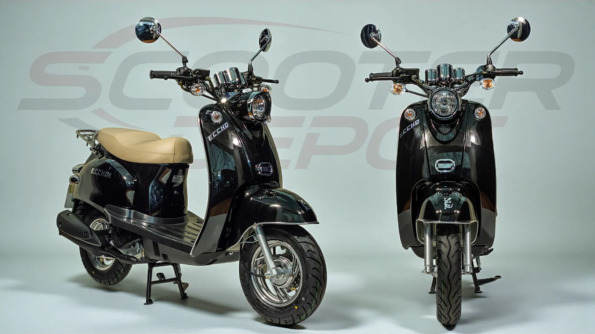 Scooter 50cc ECCHO RETRO-Le style vintage à tout petit prix