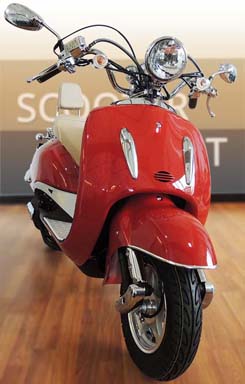 Scooter 125cc La Choupette EFI - red