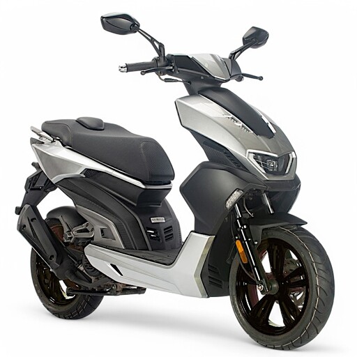 Scooter 50cc TNT MOTOR STREETMAX gris, jantes noires