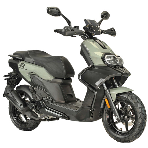 Scooter 50cc TNT MOTOR ESCAPE BAROUDEUR VERT