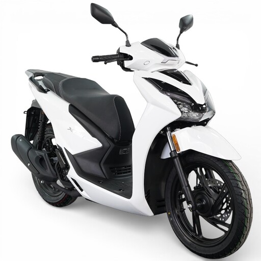 le scooter 125 TNT MOTOR XCS BLANC