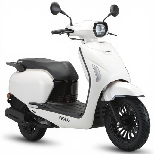 Scooter 50cc TNT YOLO 10-12 pouces blanc
