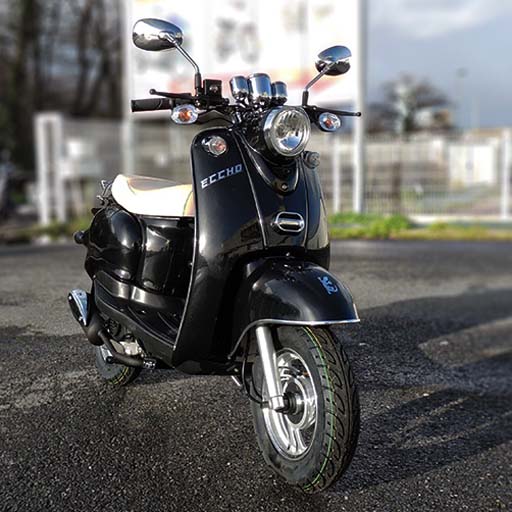Retroviseur gauche scooter chinois (Noir), Pièces scooter chinois