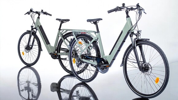 Vélo Électrique TNT Bikes Fréquence 28 vert sauge