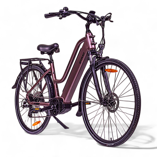 Vélo électrique BYKKI CELLO 700 rose métallisé