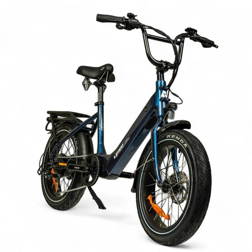 le vélo électrique fat bike BYKKI ESCAPADE bleu marine