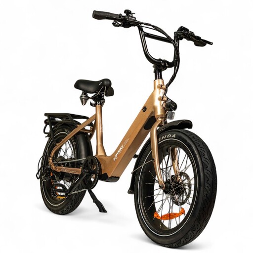 le vélo électrique fat bike BYKKI ESCAPADE champagne
