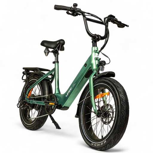 le vélo électrique fat bike BYKKI ESCAPADE vert amande