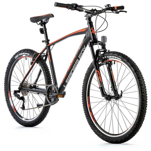 Vélo musculaire VTT 26 Homme MXC LEADER FOX-Le VTT facile-Noir Mat/Orange-16 pouces (de 160 à 168 cm)