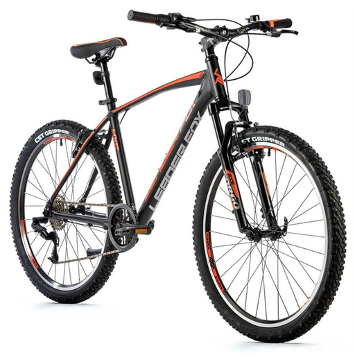 Vélo musculaire VTT 26 Homme MXC LEADER FOX-Le VTT facile-Noir Mat/Orange-18 pouces (de 170 à 178 cm)