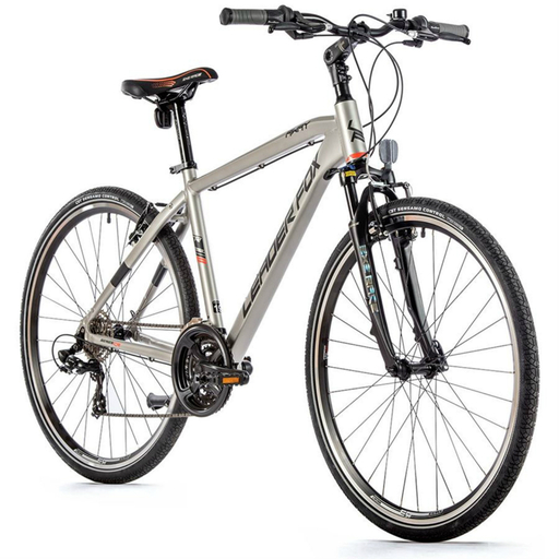 Vélo musculaire VTC 28 Homme AWAY-Le VTC le moins cher-Argent Mat-19 pouces (de 175 à 183 cm)