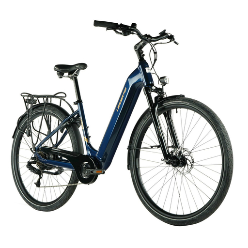 VAE City 28 LEADER FOX NARA Mixte-Un vélo bleu pour la ville-Bleu-de 178 à 185 cm (L)