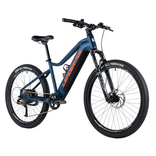 VAE VTT 27.5 LEADER FOX ARIMO Homme-VTT électrique à bas prix-Bleu Mat-de 158 à 168 cm (S)