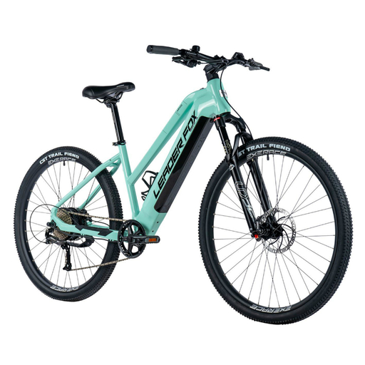 VAE VTT 29 LEADER FOX ARIMO Femme-VTT électrique à prix doux-Vert Clair-de 158 à 168 cm (S)