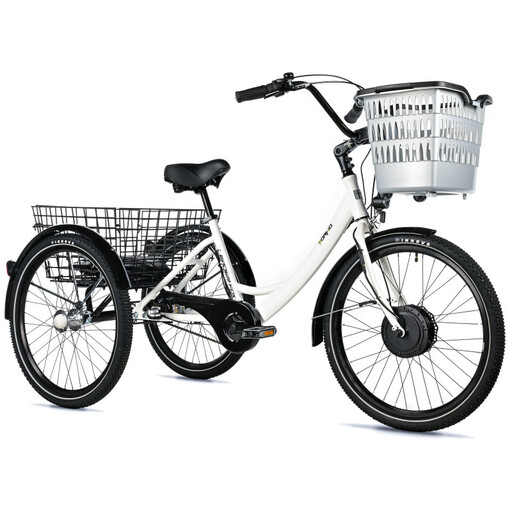 le tricycle électrique CITY LEADER FOX BORMIO Blanc