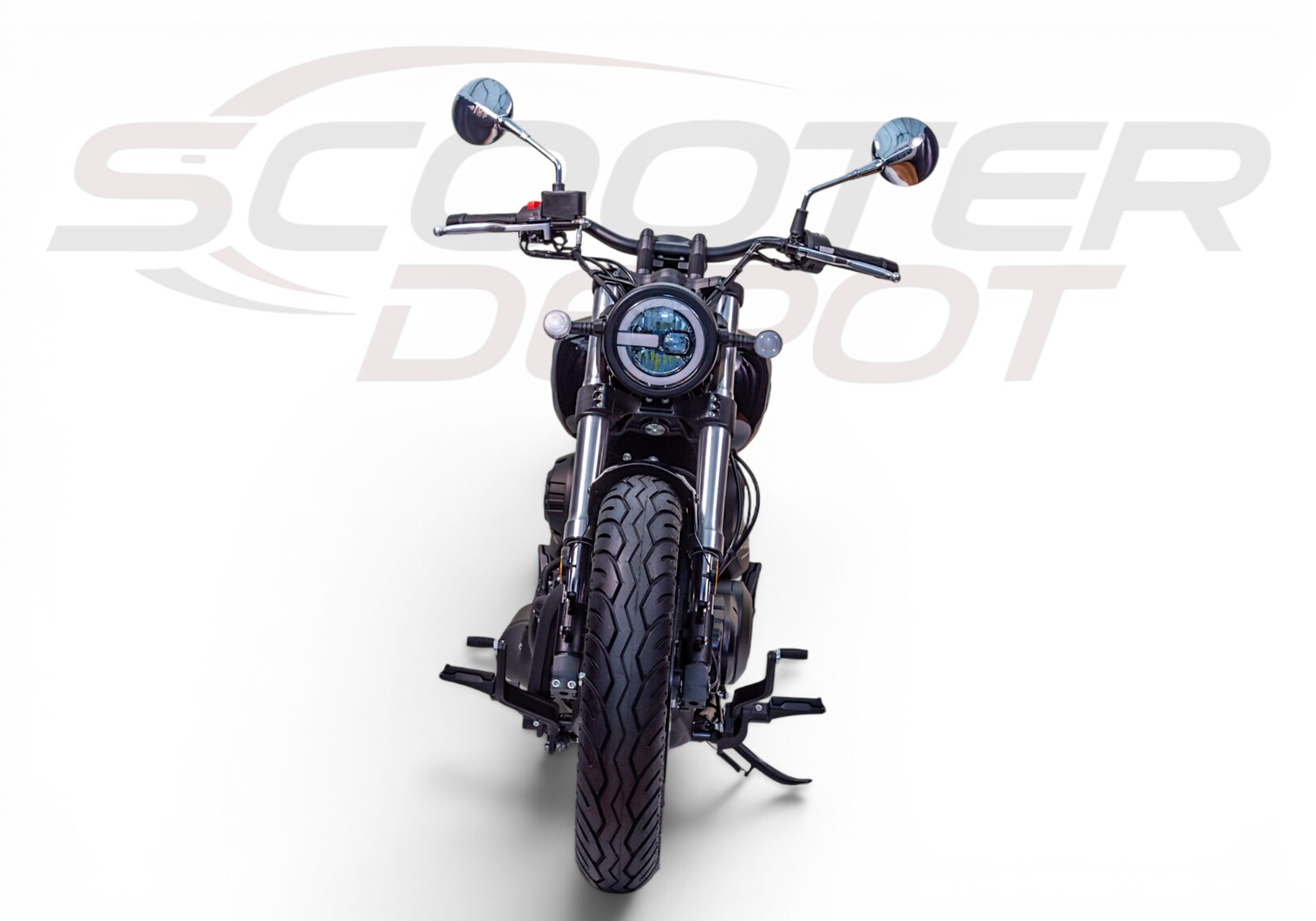 Vue 360° Moto 125cc ARCHIVE MOTORCYCLE BLACKPEARL noire