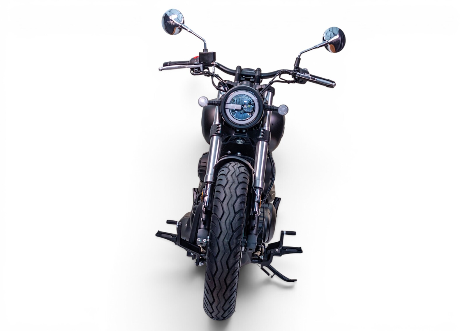 Vue 360° Moto 125cc ARCHIVE MOTORCYCLE BLACKPEARL noir mat