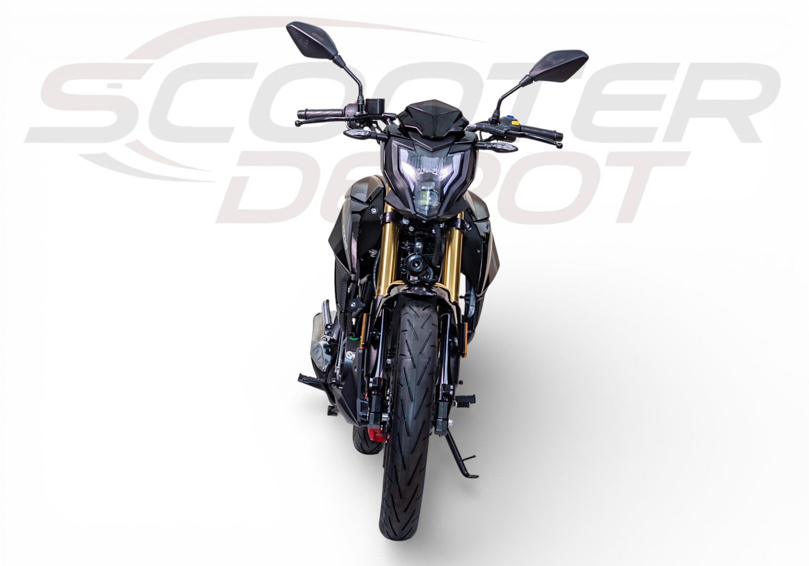 Vue 360° Moto 50cc ECCHO 50 CB Black