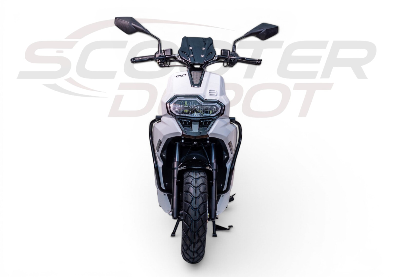 Vue 360° Scooter 50cc TNT MOTOR ESCAPE blanc
