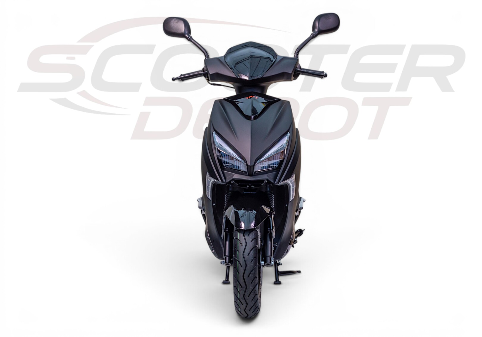 Vue 360° Scooter 50cc TNT MOTOR DIXON 10 pouces noir 2026