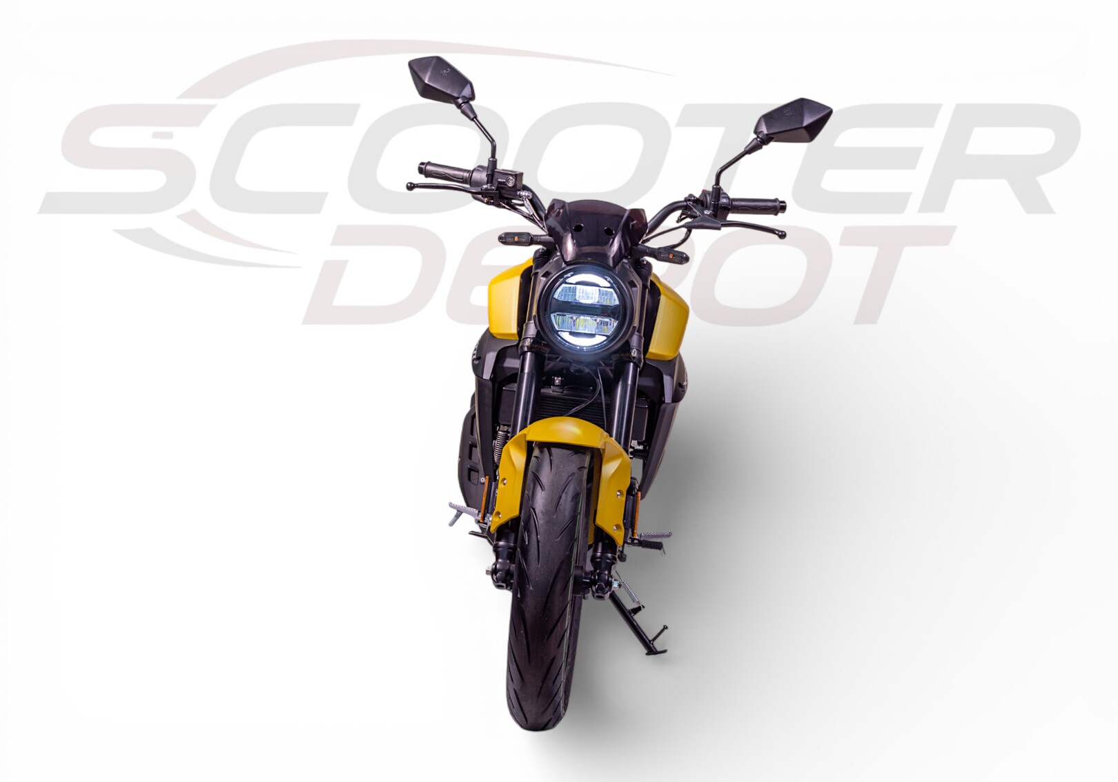 Vue 360° Moto 125cc TNT MOTOR XCR jaune