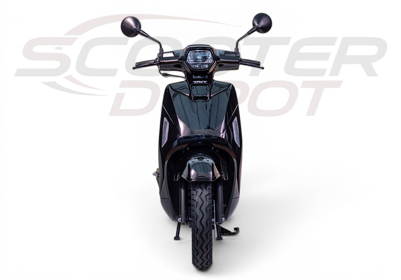 Vue 360° Scooter 50cc TNT YOLO 10-12 pouces NOIR 