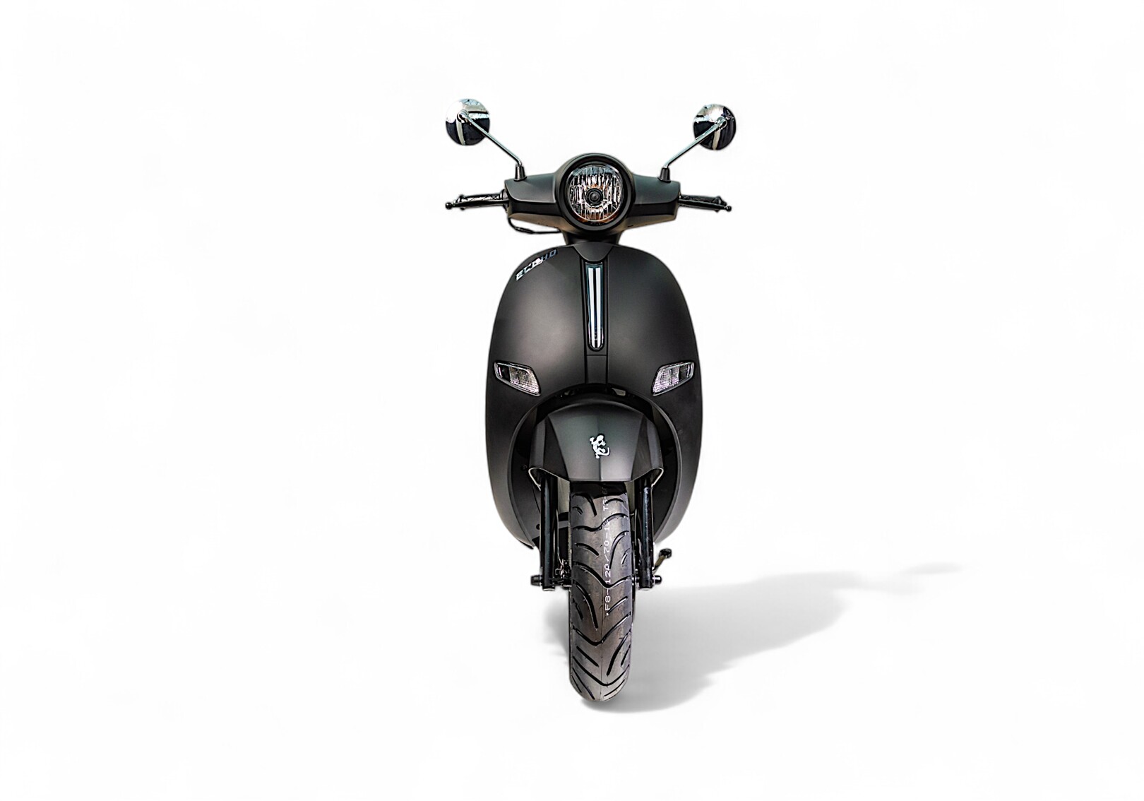 Vue 360° Scooter 50cc ECCHO TALIA 2026 noir mat