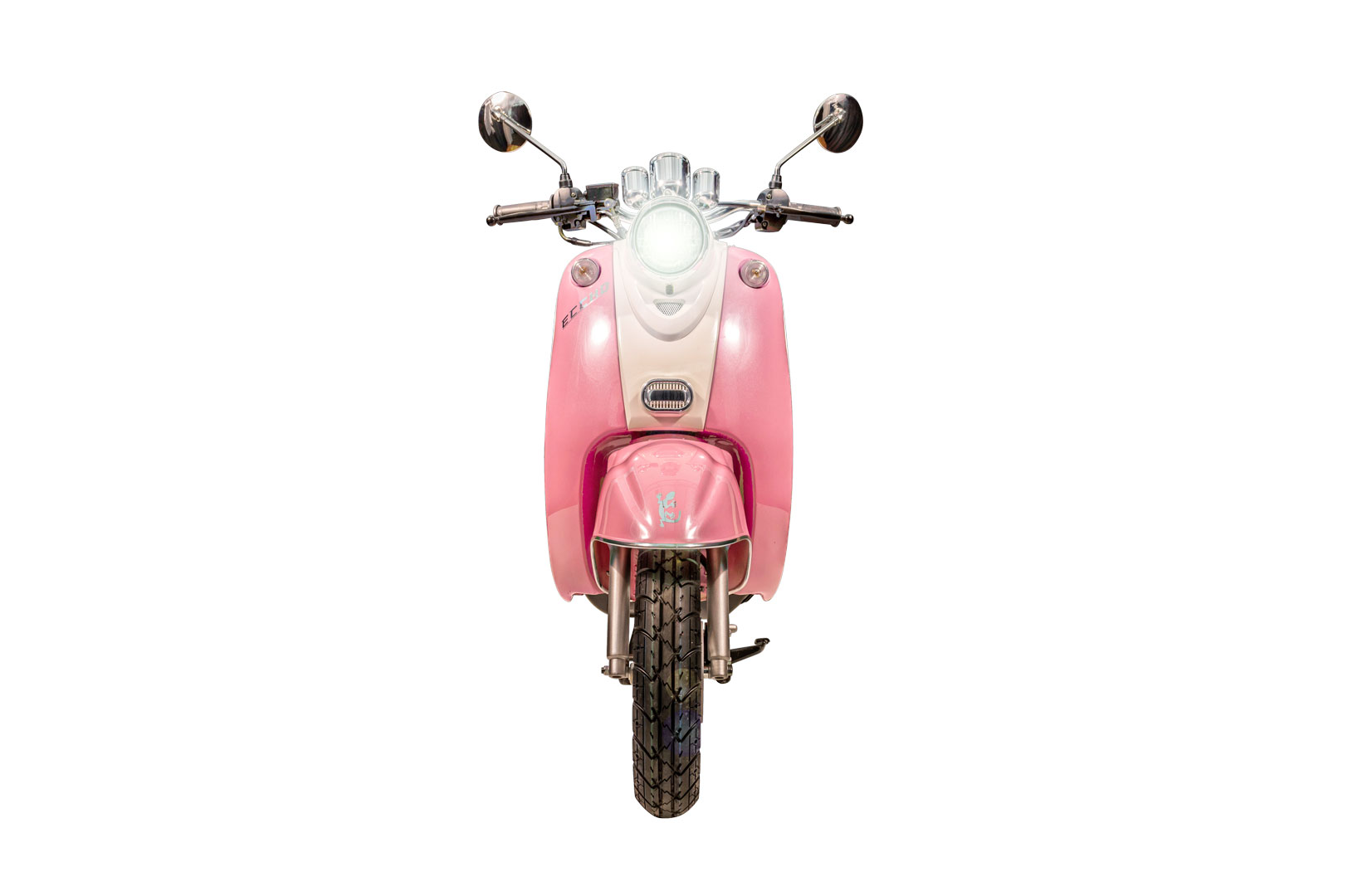 Vue 360° le scooter rose 50cc Eccho Retro GOLD