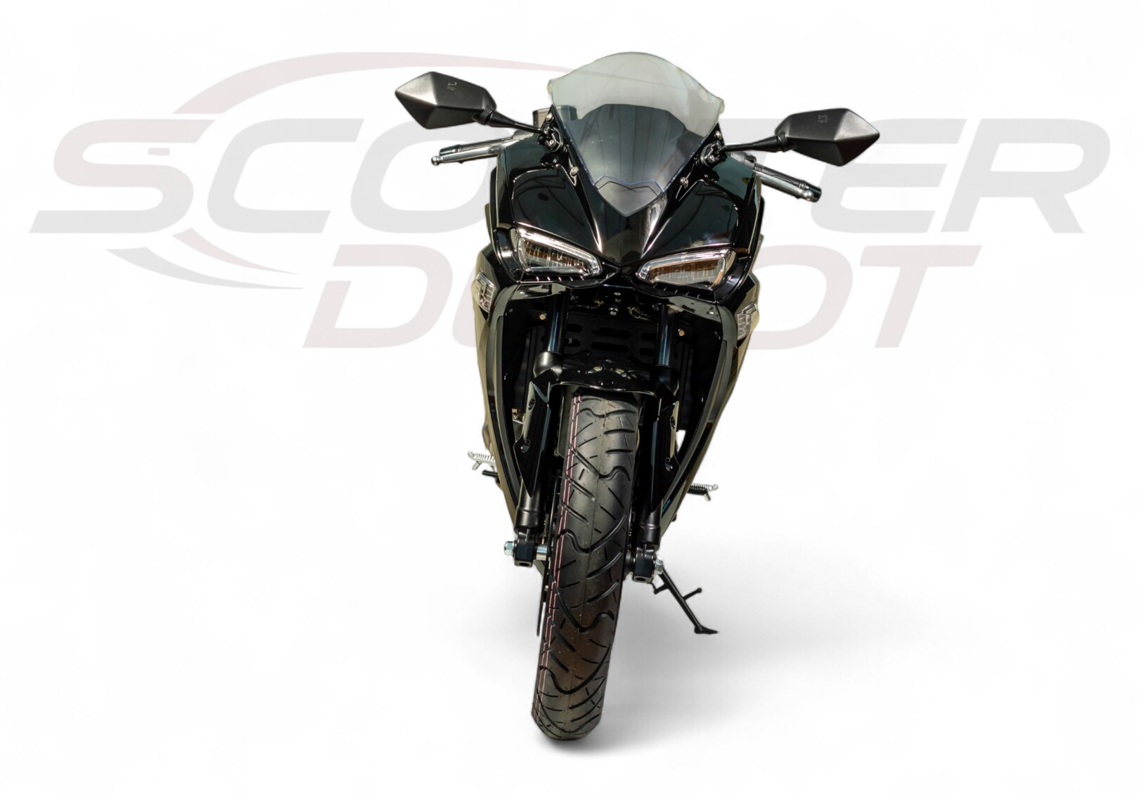 Vue 360° Moto 50cc YAMASAKI YM RS noire
