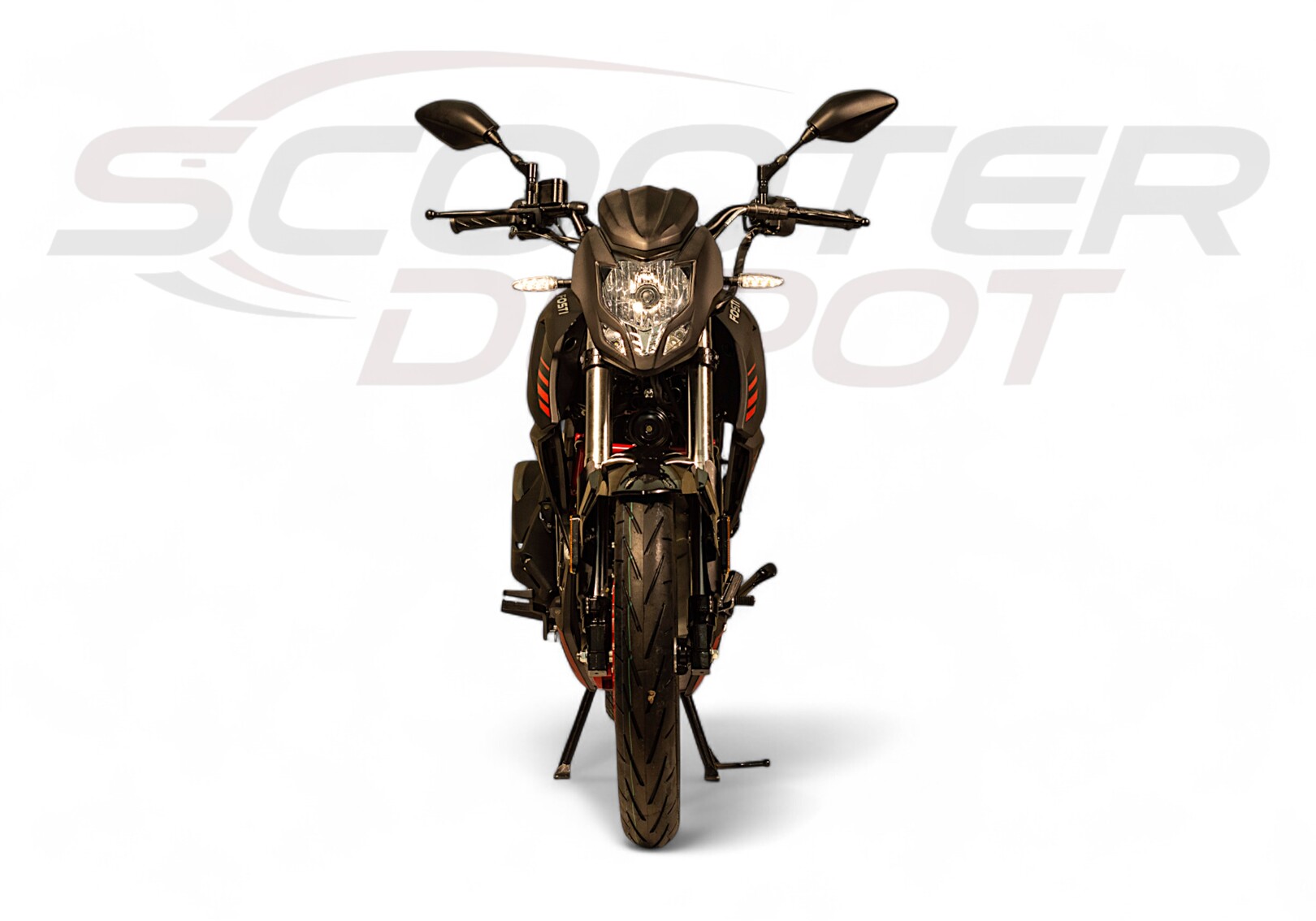 Vue 360° Moto 50cc FOSTI F51 Noire